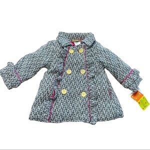 Penelope Mack Double Breasted Wool Blend Coat